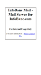 Mobile Screenshot of infobancmail.com